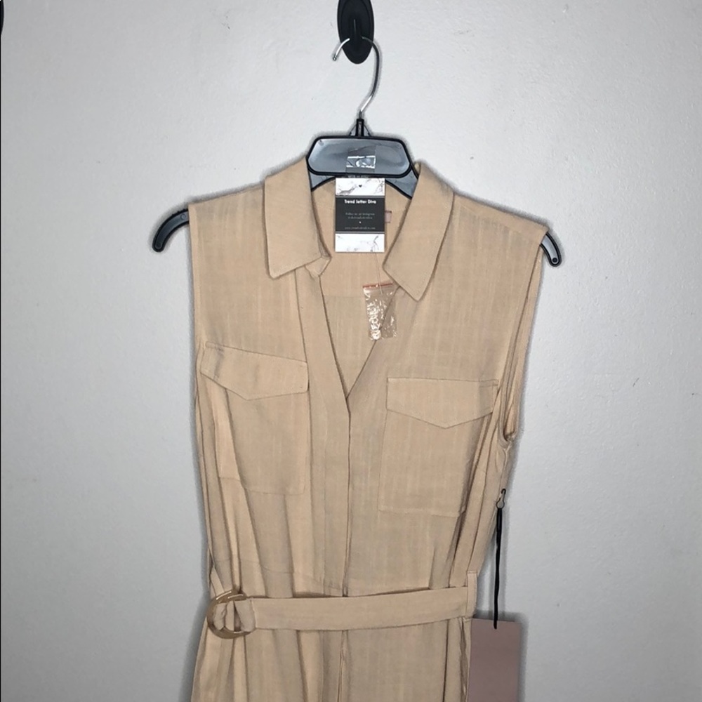 #30 Cream Belted Dress - Picture 9 of 16